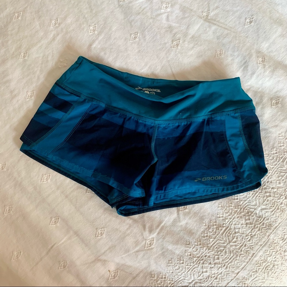 XS Blue Brooks Running Shorts